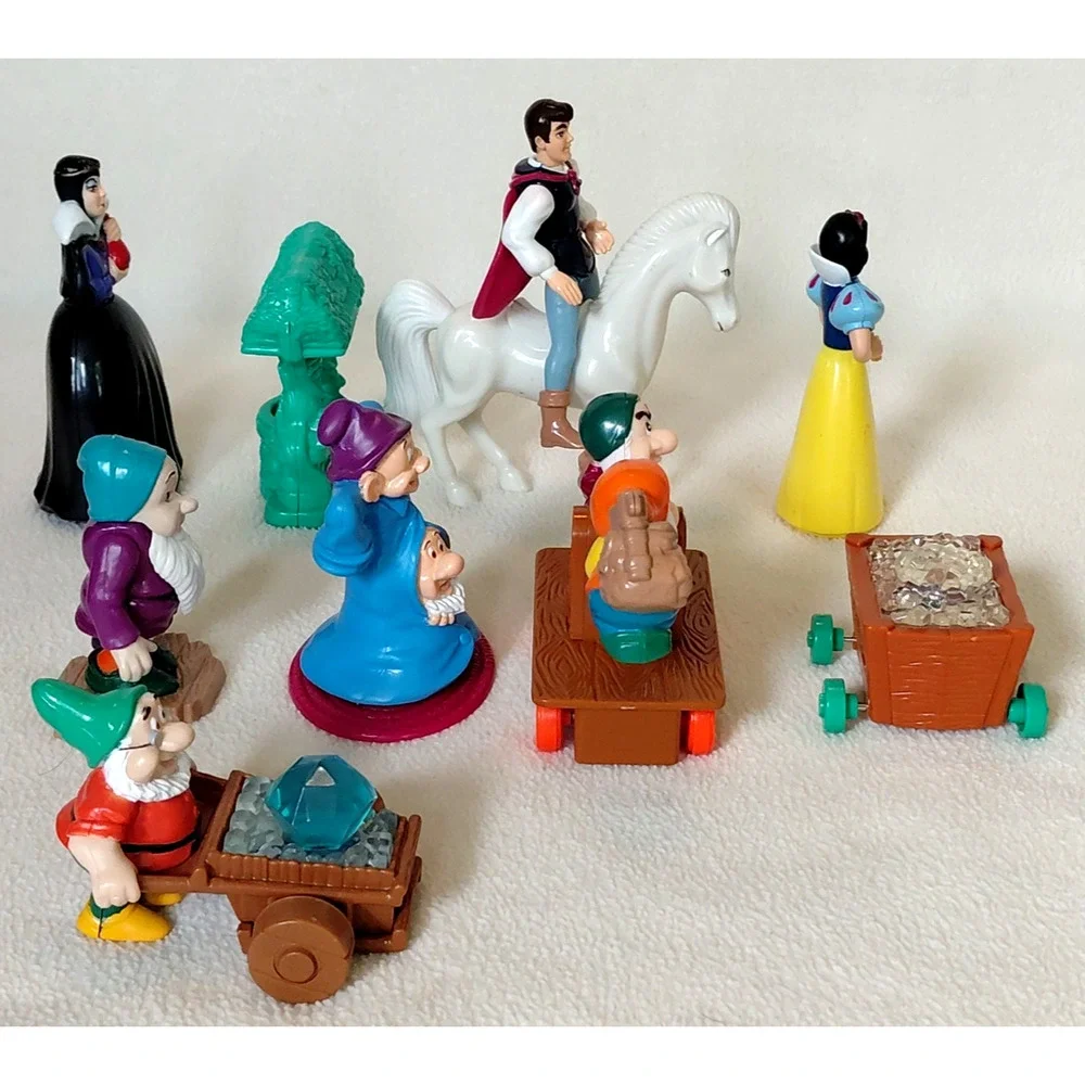 1992 Disney's Snow White McDonald's Happy Meal Toys COMPLETE Set Of 8